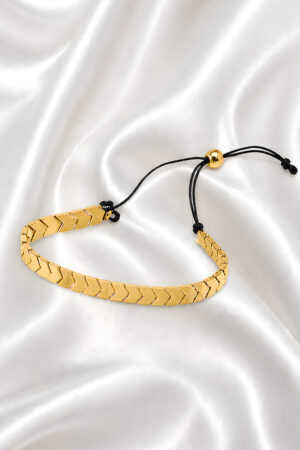 Elegant Chevron Adjustable Bracelet