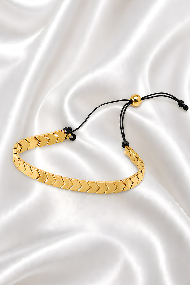 Elegant Chevron Adjustable Bracelet