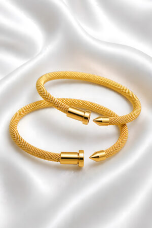 Bold Textured Wrap Design Bangles